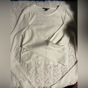 Topshop white croptop